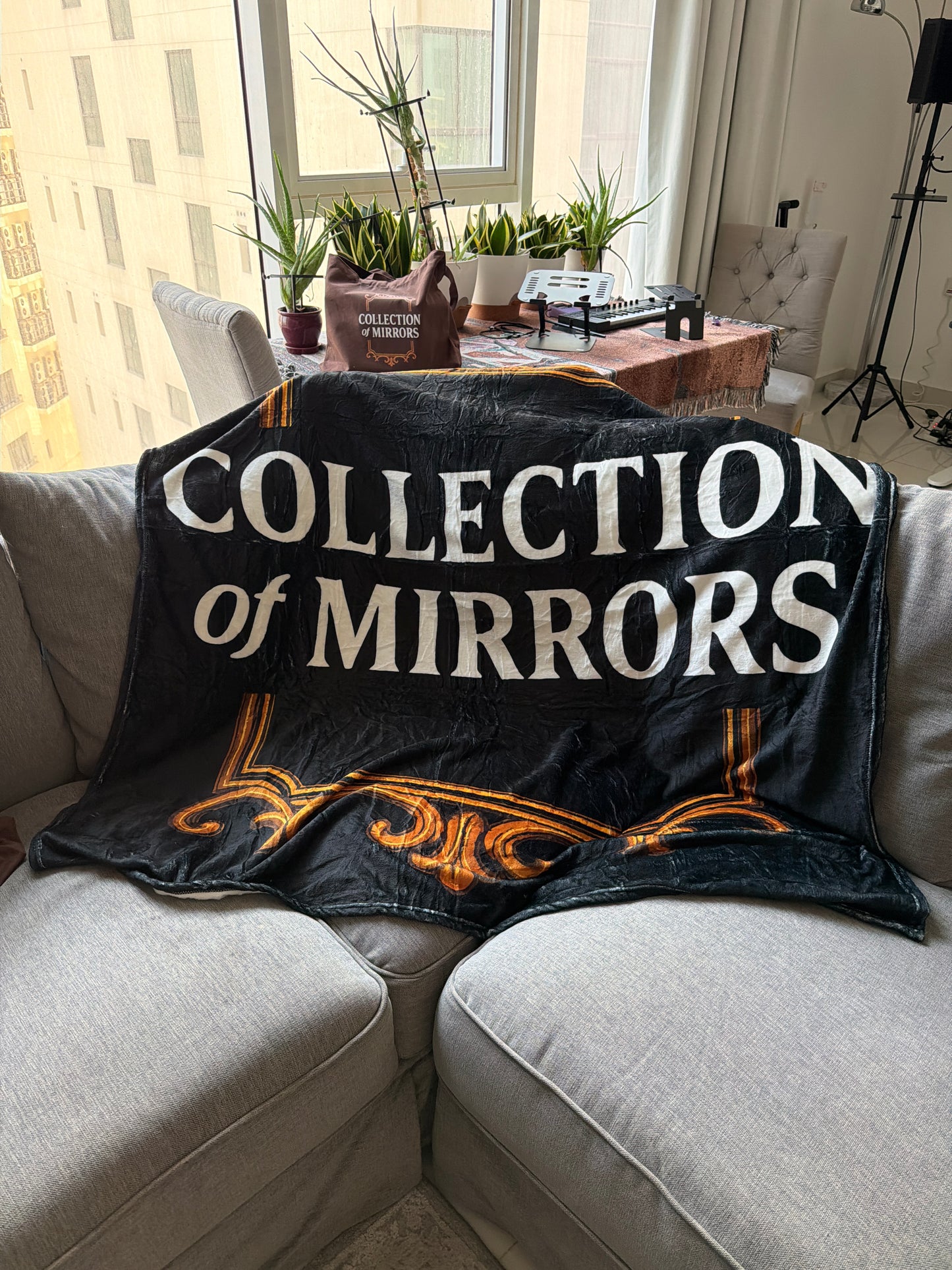 Collection Of Mirrors Flannel Blanket