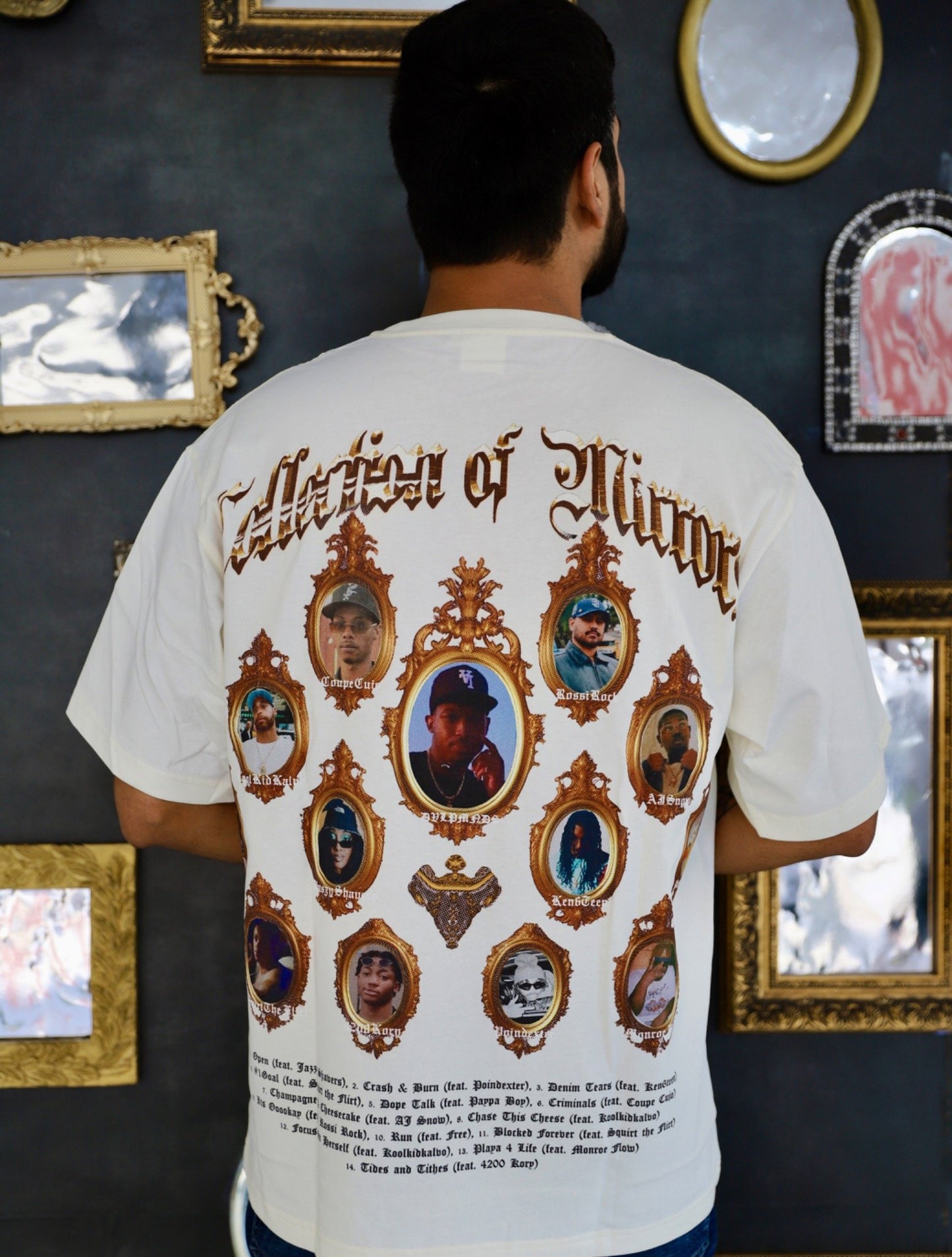 Collection Of Mirrors Tee | Cream