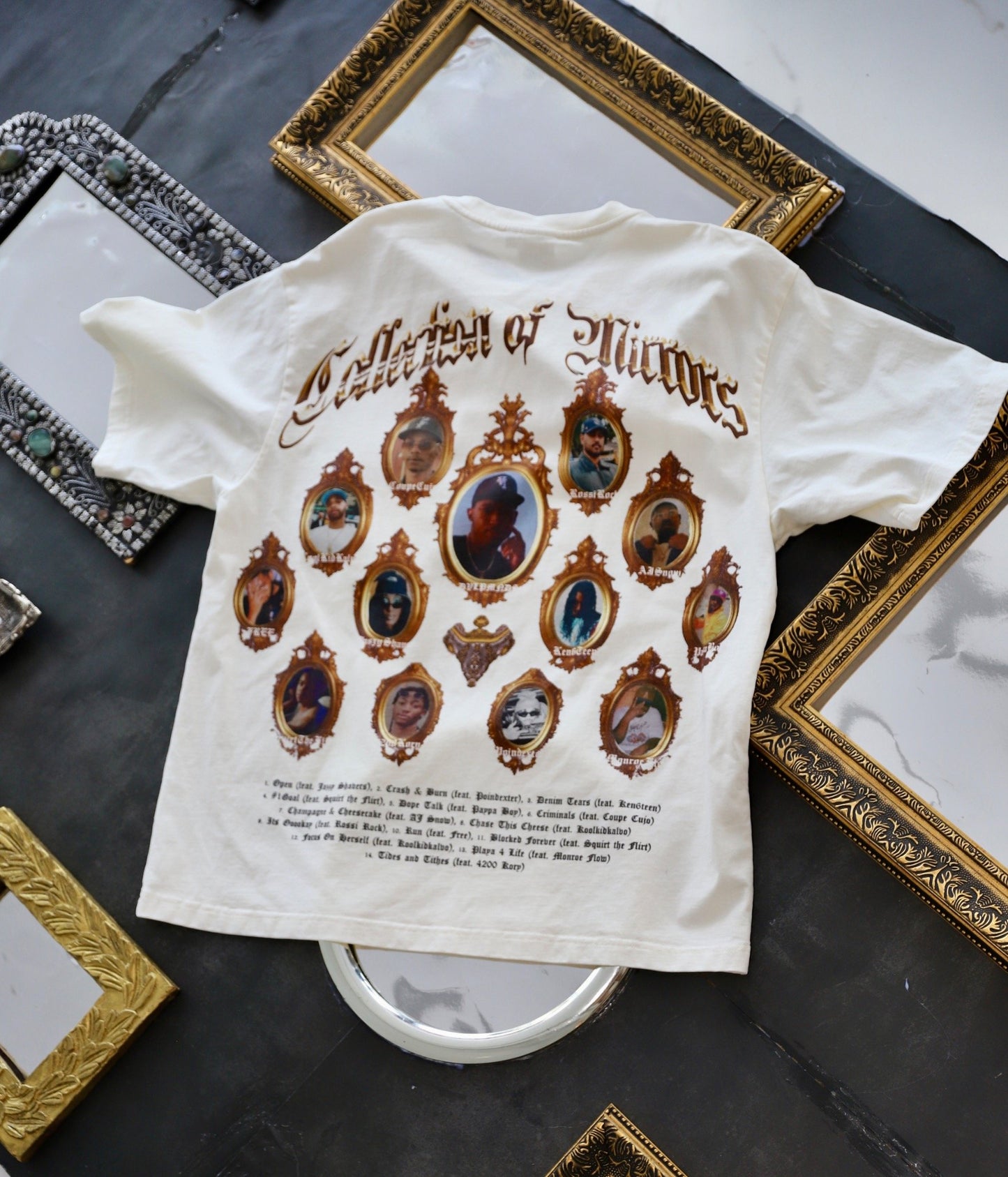 Collection Of Mirrors Tee | Cream