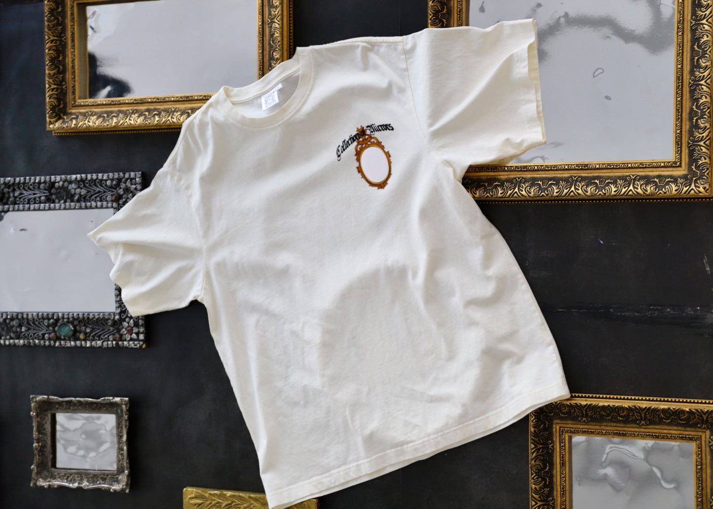 Collection Of Mirrors Tee | Cream